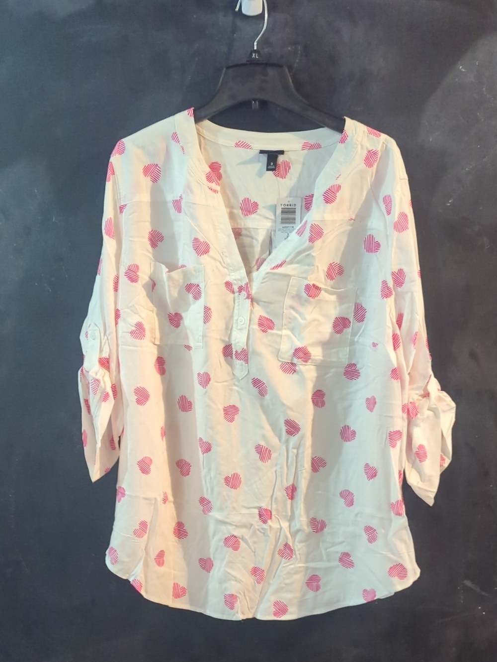 White Torrid Blouse - Picture 1 of 7